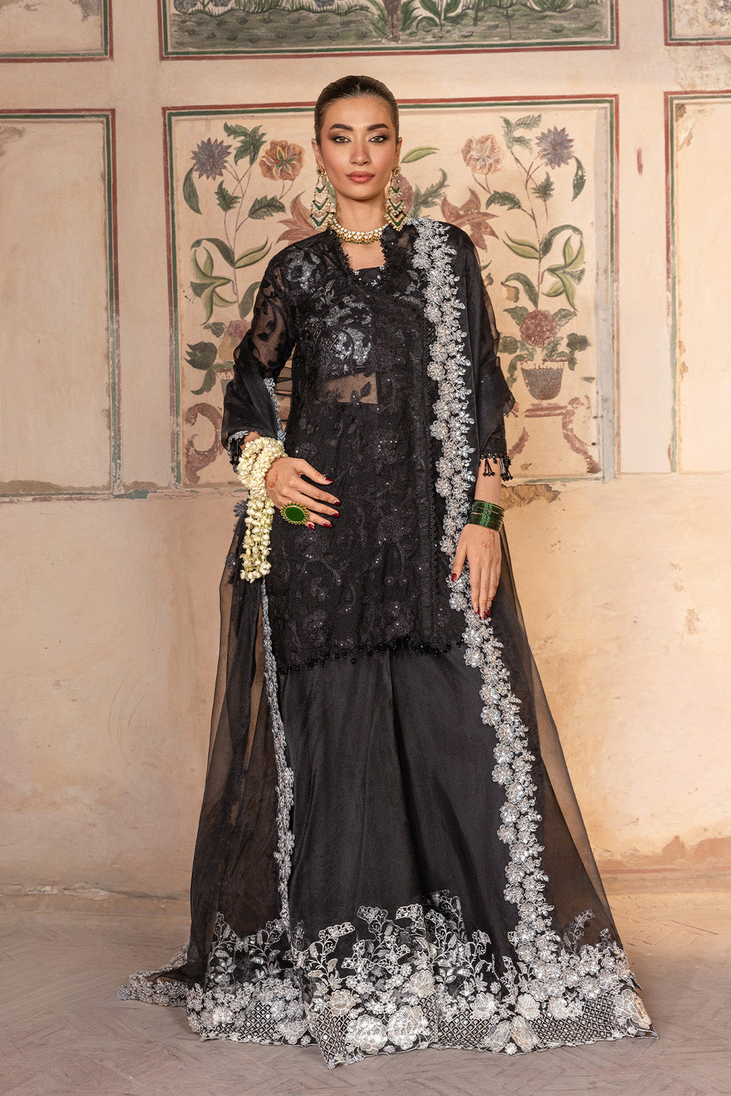 SAHIL – 4PC KHAADI NET & ORGANZA WEDDING FESTIVE PRET