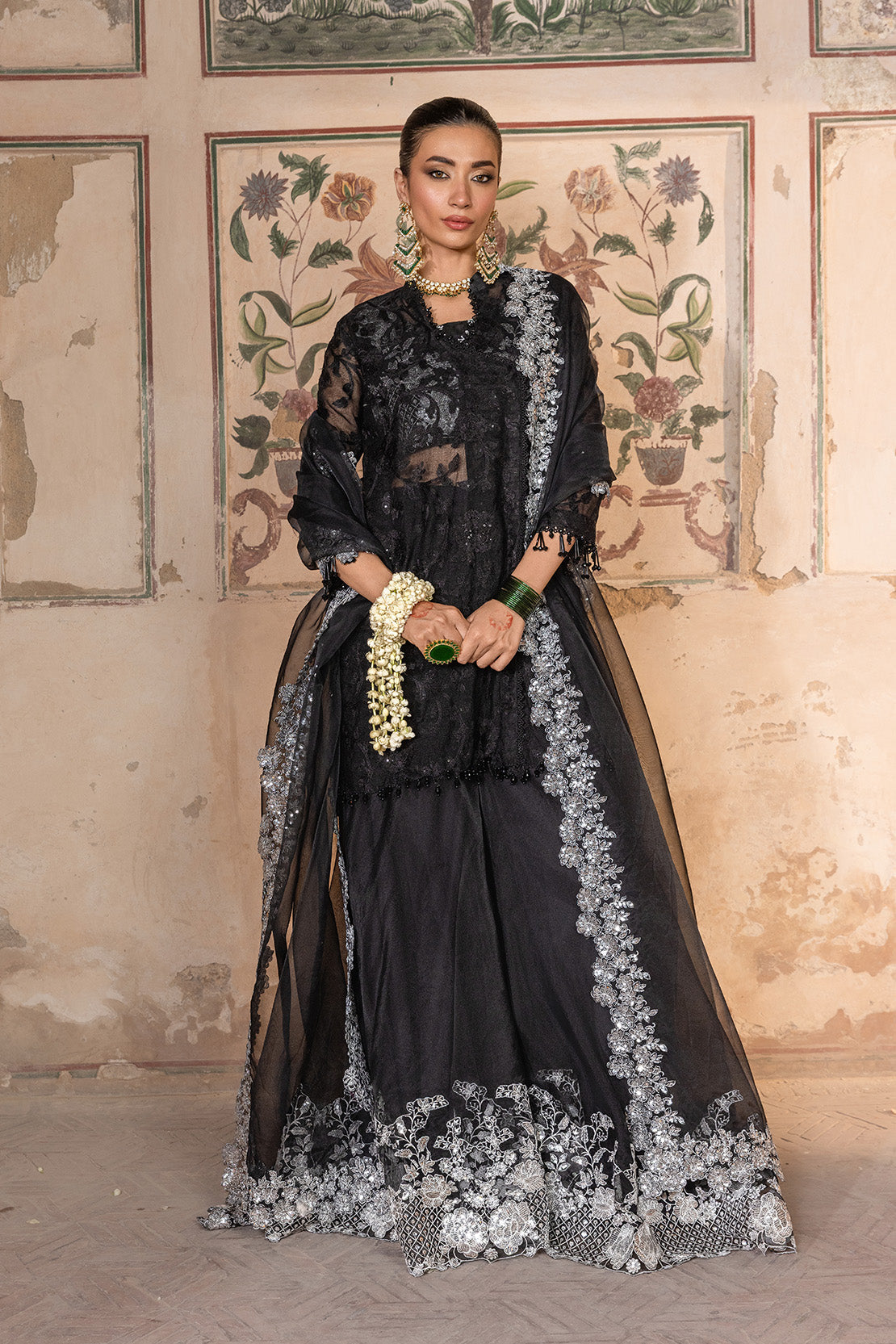 SAHIL – 4PC KHAADI NET & ORGANZA WEDDING FESTIVE PRET