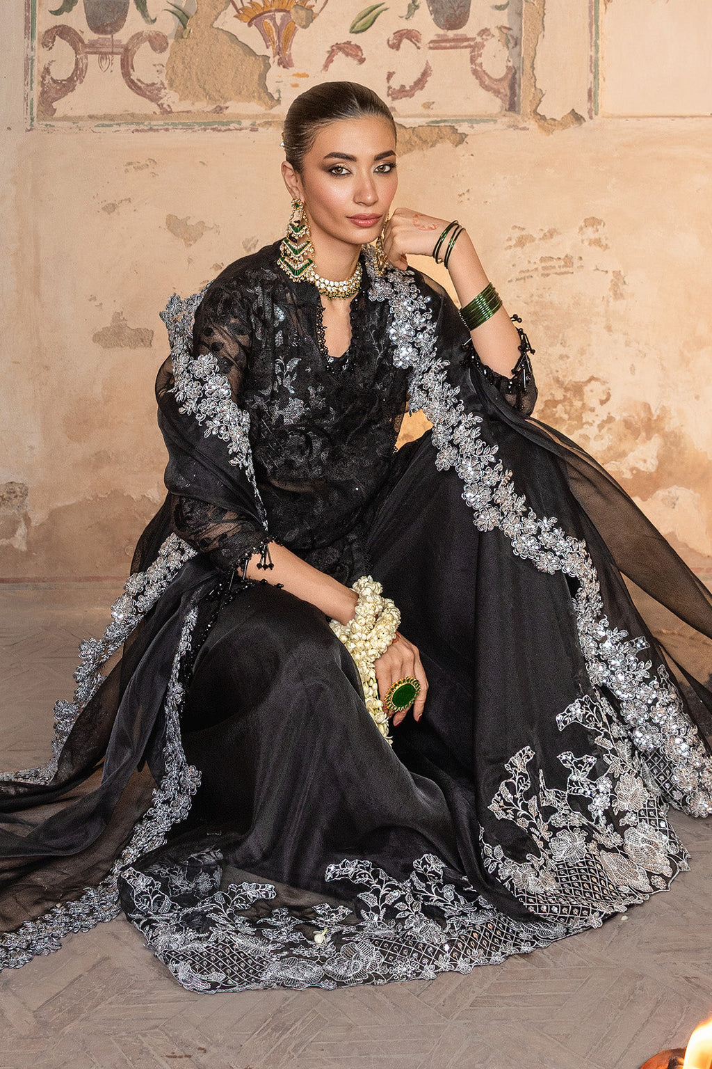 SAHIL – 4PC KHAADI NET & ORGANZA WEDDING FESTIVE PRET