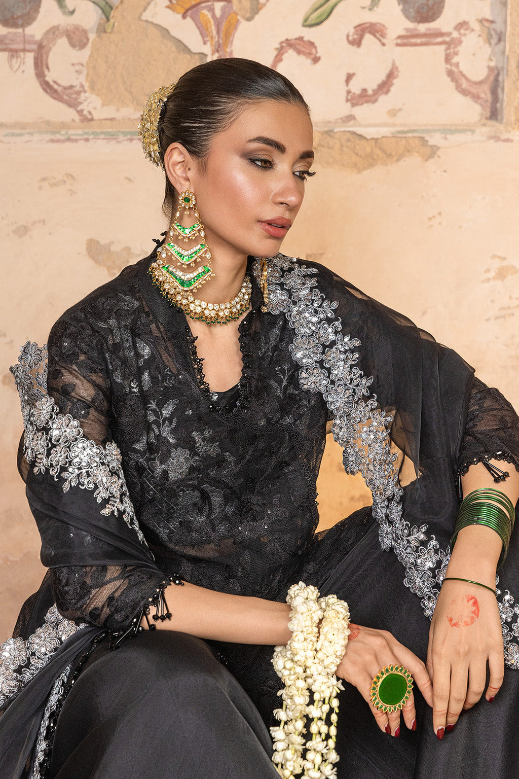 SAHIL – 4PC KHAADI NET & ORGANZA WEDDING FESTIVE PRET