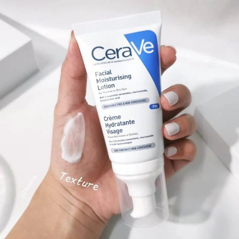 CeraVe - PM Facial Moisturizing Lotion for Normal to Dry Skin - 52ml
