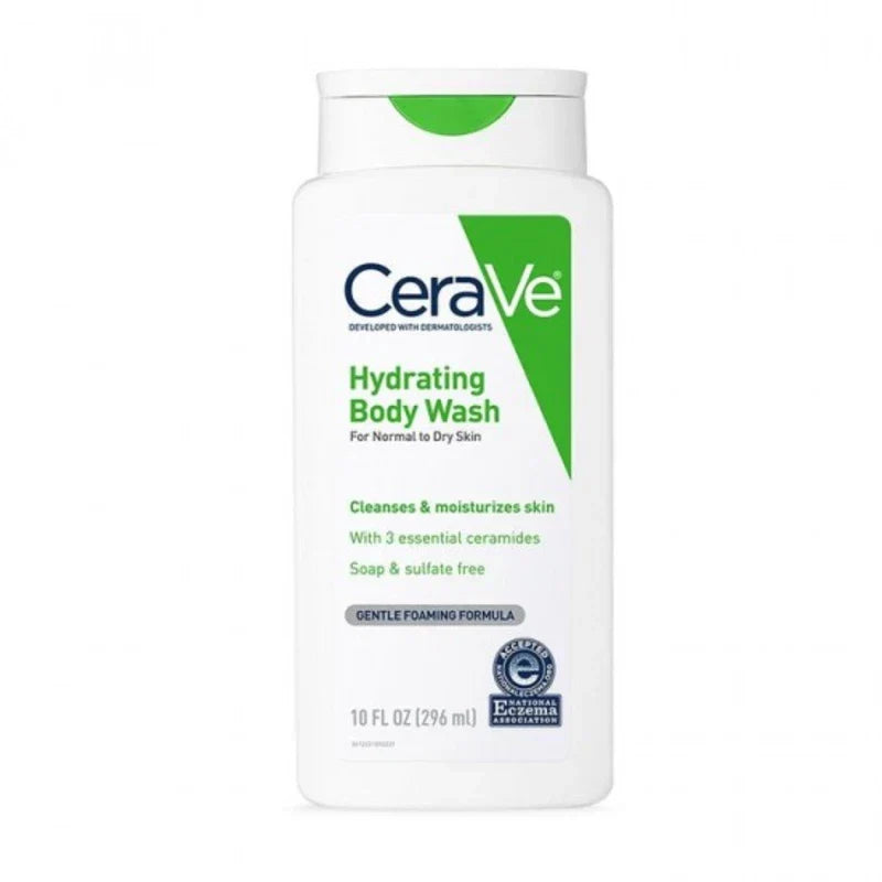 CeraVe Hydrating Body Wash For Normal to Dry Skin - 296ml