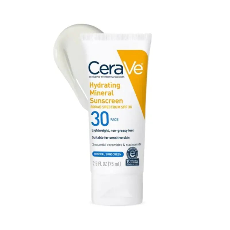CeraVe Hydrating Mineral Sunscreen Face SPF 30 - 75ml