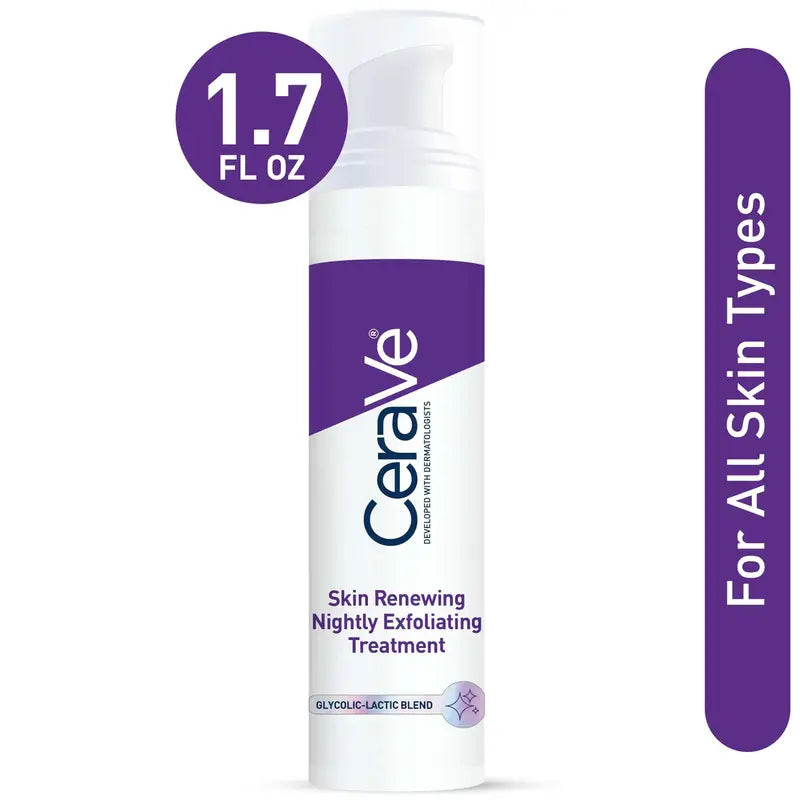 CeraVe Skin Renewing Glycolic Nightly Exfoliating Treatment - 50ml