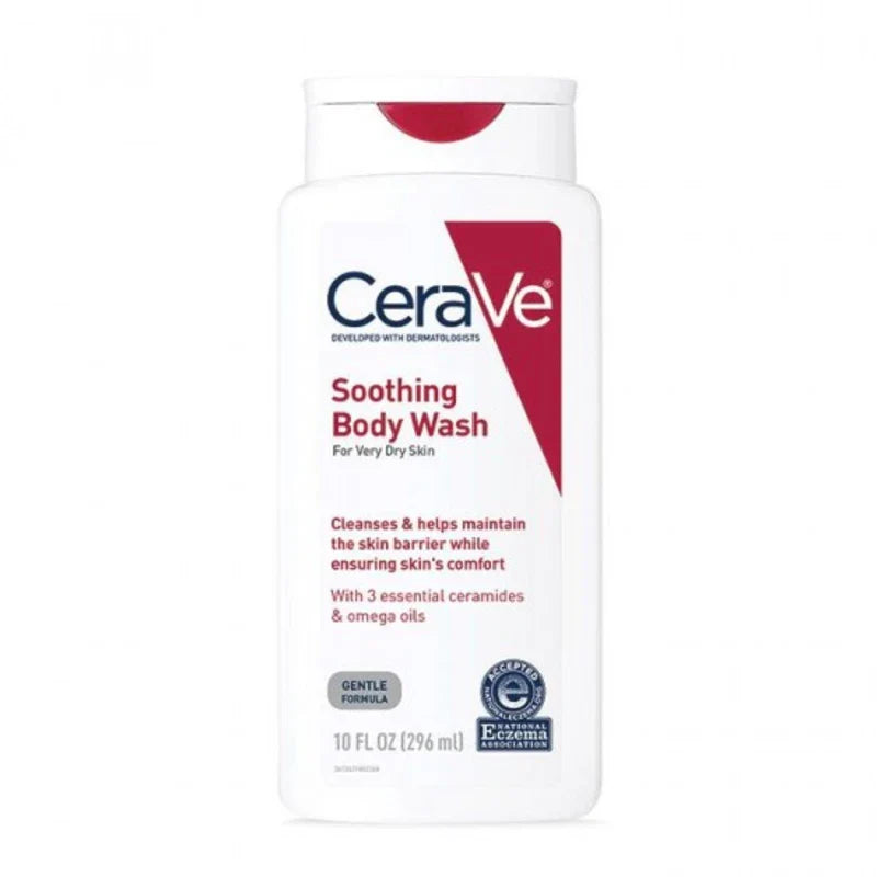 CeraVe Soothing Body Wash for Dry Skin - 296ml