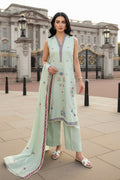 Embroidered - 3 Pc Lawn Suit (Dyed Embroidered Dupatta)