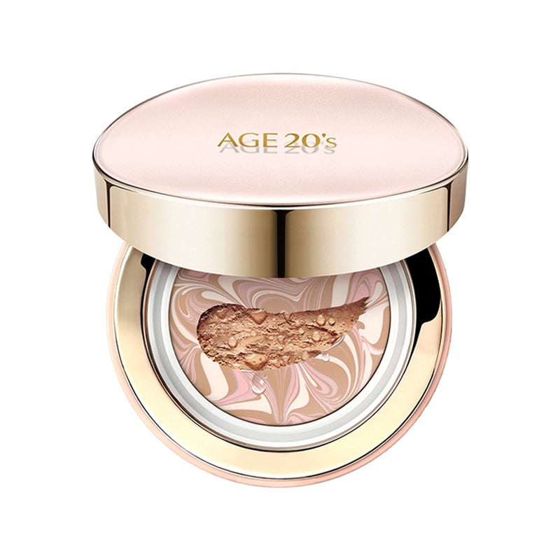 AGE 20's - Signature Essence Cover Pact Moisture  SPF 50+ PA+++ ( 21 LIGHT BEIGE)