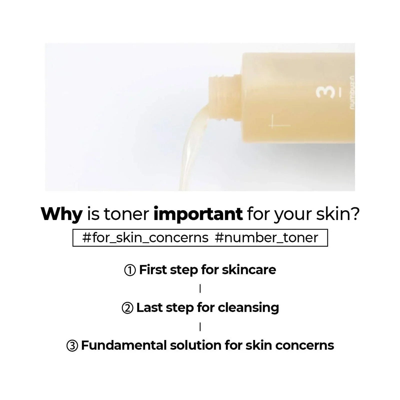 Numbuzin No.3 Super Glowing Essence Toner 200ml