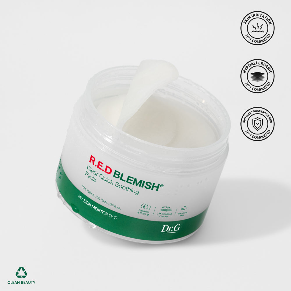Dr.G - Red Blemish Clear Quick Soothing Pads (70EA)