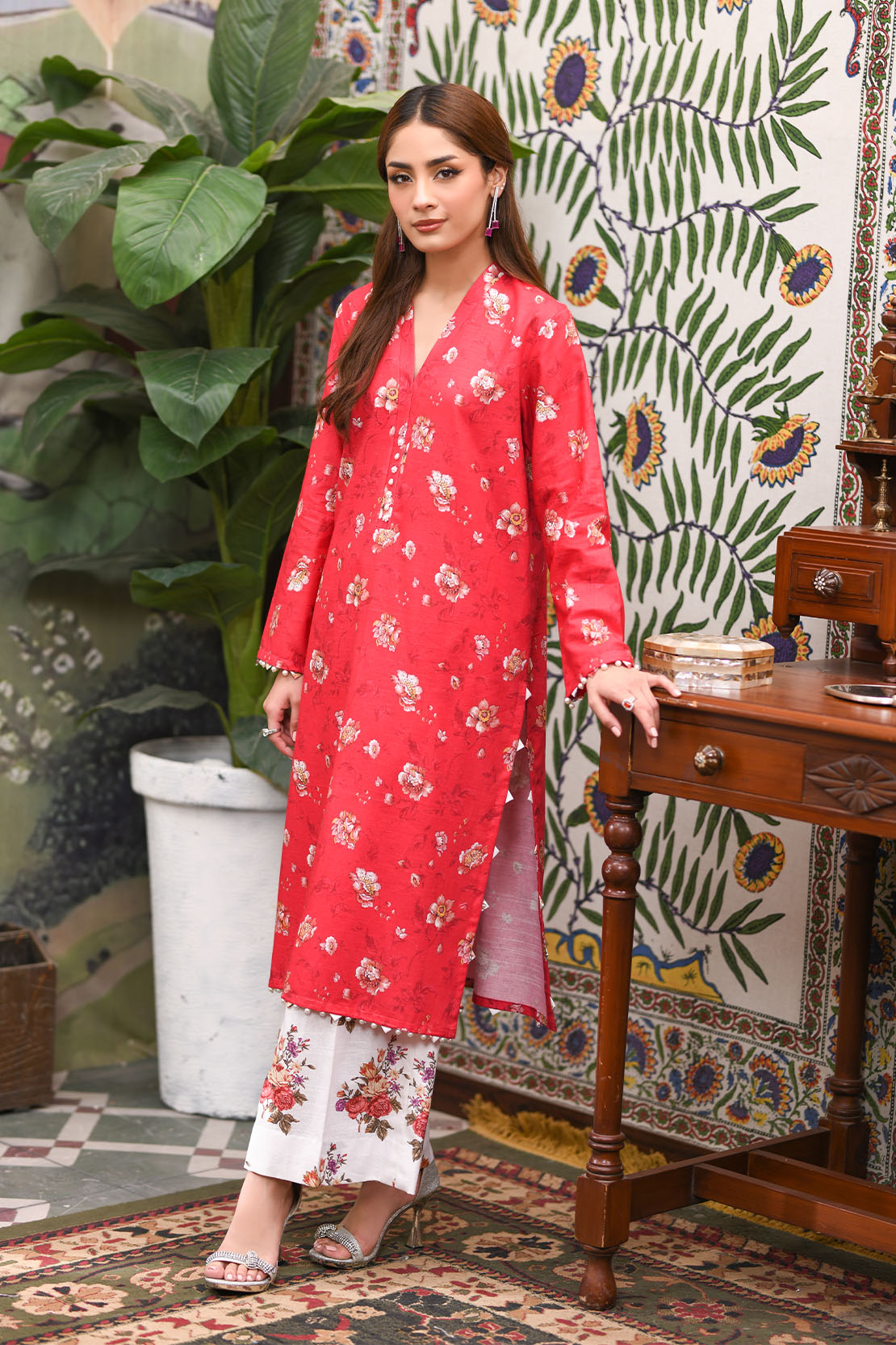 Printed - 2 Pc KHADDAR Suit