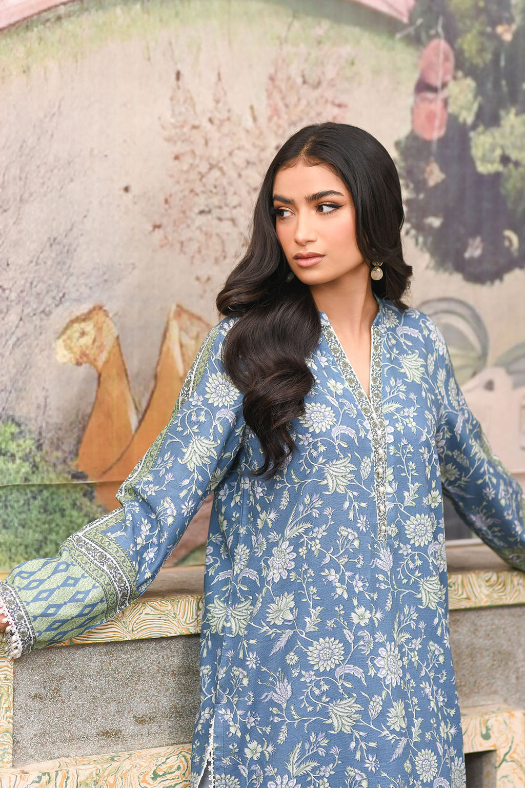 Printed - 2 Pc Khaddar Suit