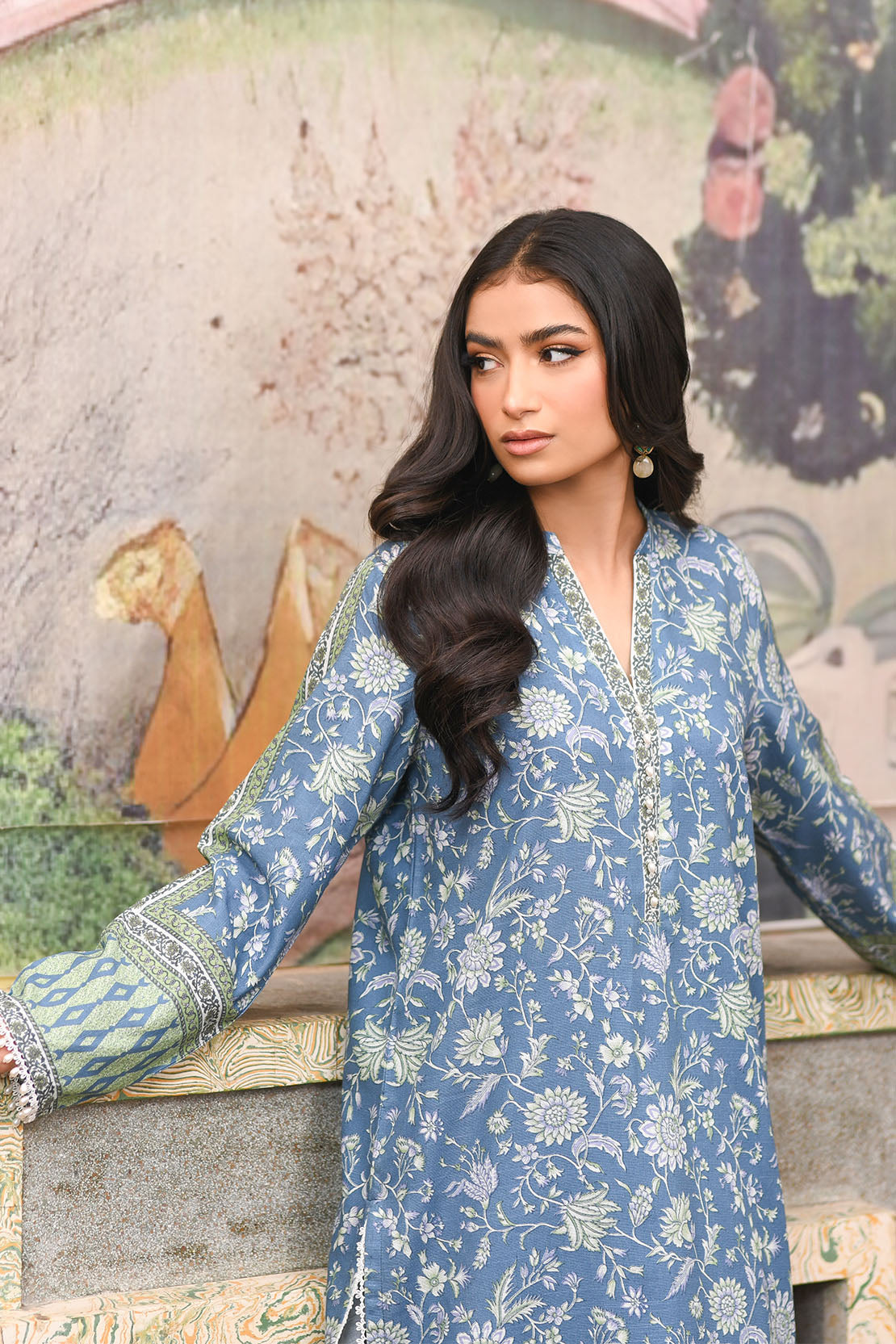 Printed - 2 Pc Khaddar Suit
