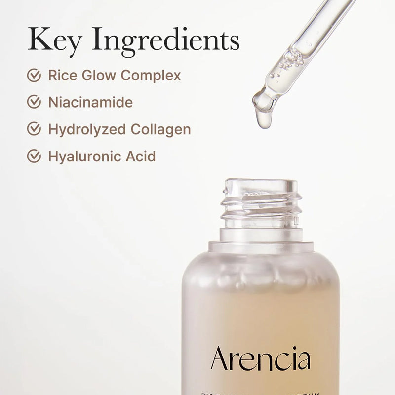 Arencia Rice Mucin Glow Serum - 30ml