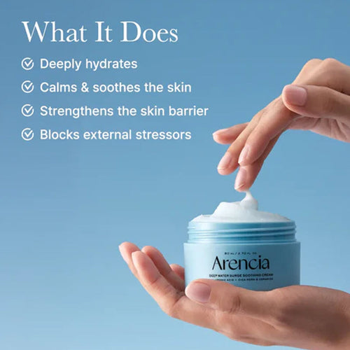 Arencia Deep Water Surge Soothing Cream - 80ml