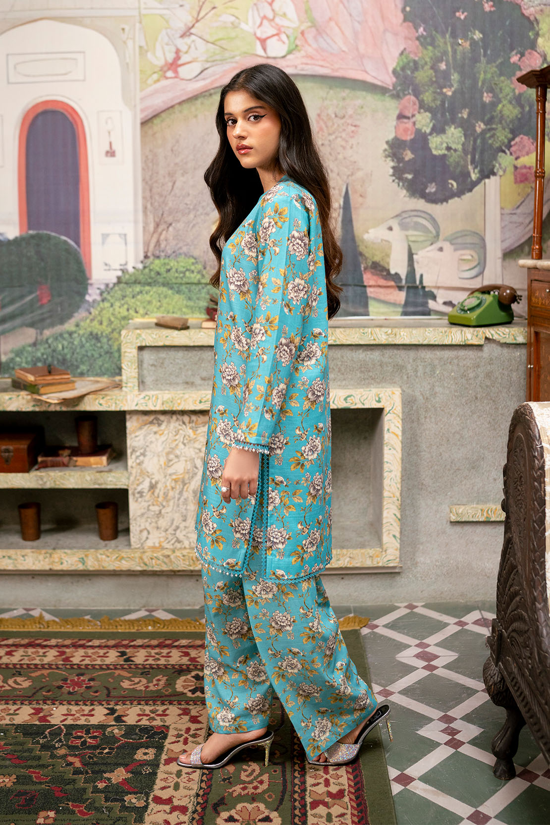 Printed - 2 Pc Khaddar Suit