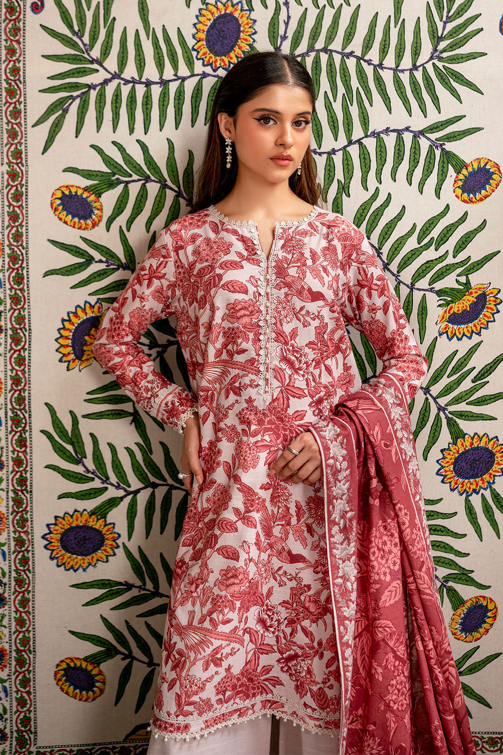 Printed - 2 Pc Khaddar Suit