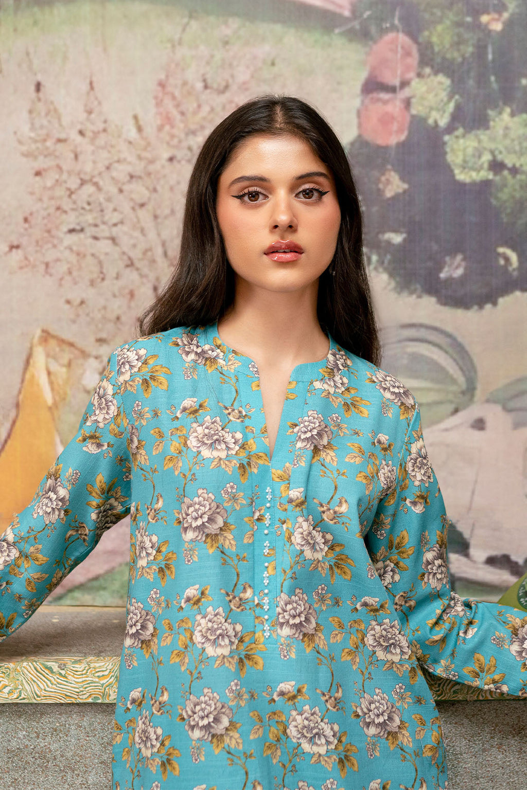 Printed - 2 Pc Khaddar Suit