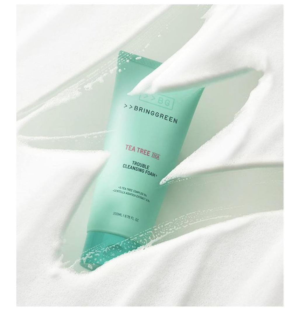 BRING GREEN - Tea Tree Cica Trouble Cleansing Foam