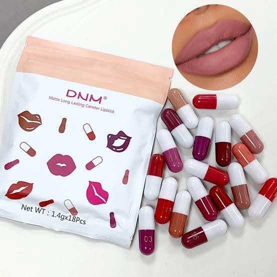 Mini Capsule Lipsticks 18 Lipsticks In 1 Pack - FREE DELIVERY ALL OVER PAKISTAN