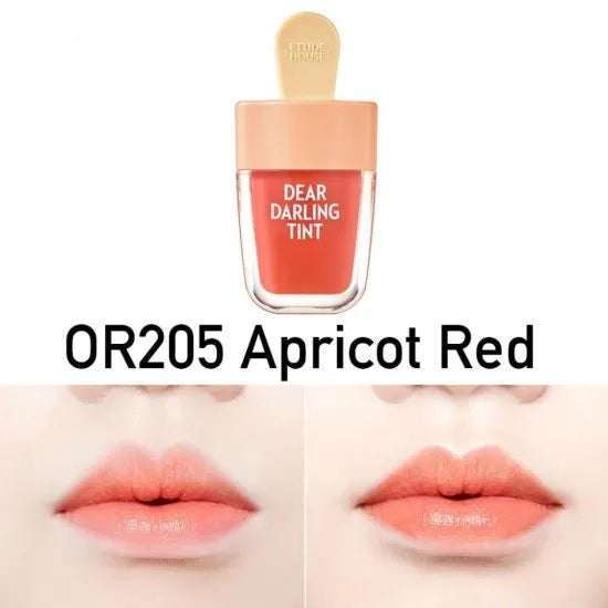 Etude  – Dear Darling Water Gel Tint  Ice Cream OR205 (Apricot Red)