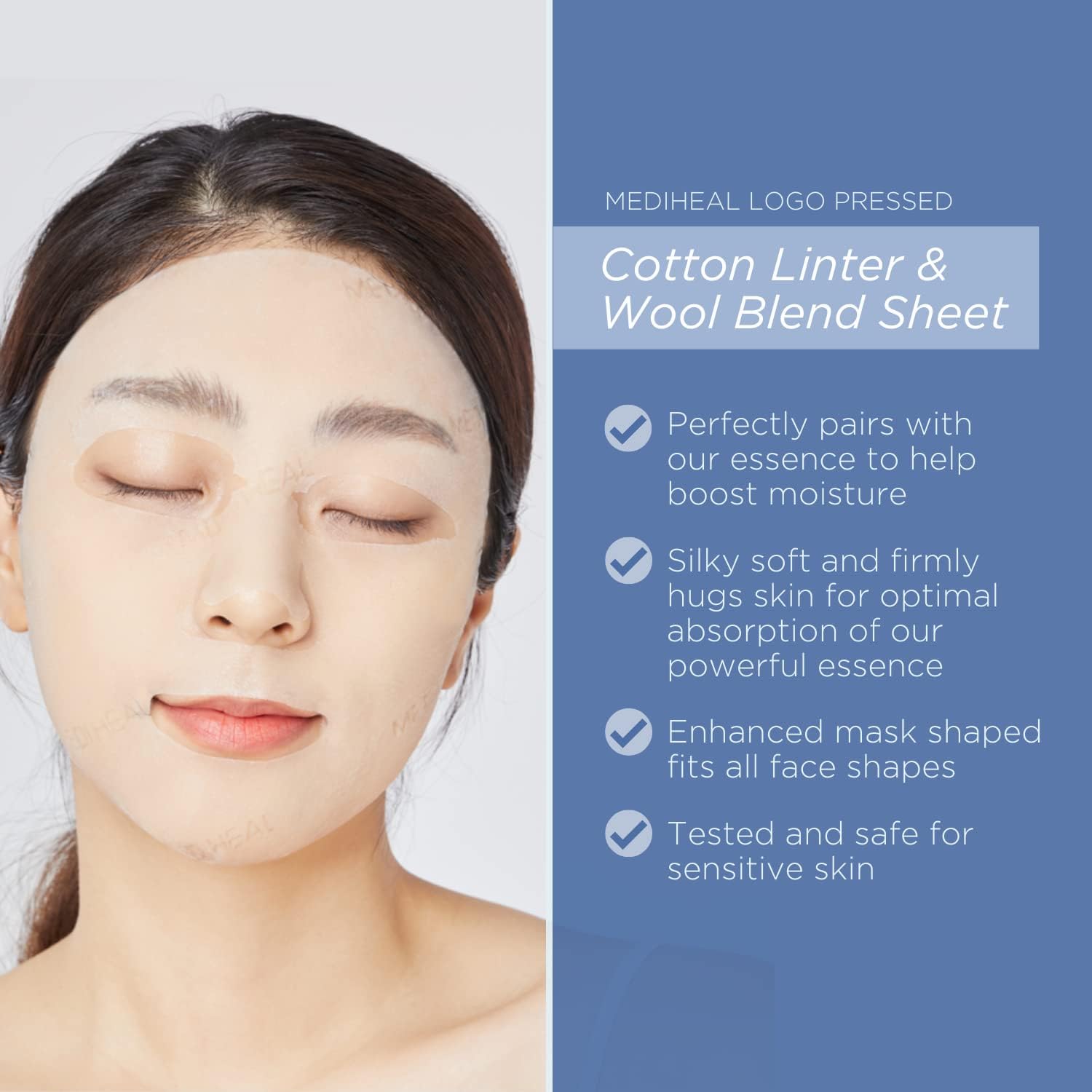 MEDIHEAL - The N.M.F Ampoule Mask 22ml (Moisturizing)