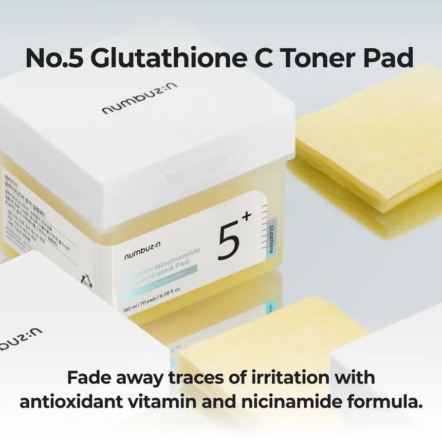 Numbuzin No.5 Vitamin-Niacinamide Concentrated Pad - 70 Pads
