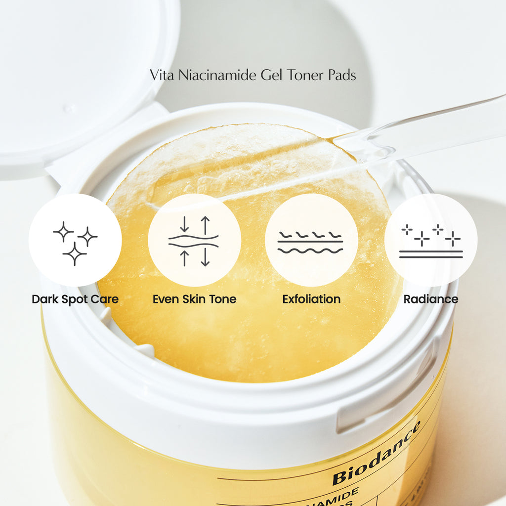 Biodance Vita Niacinamide Gel Toner Pads