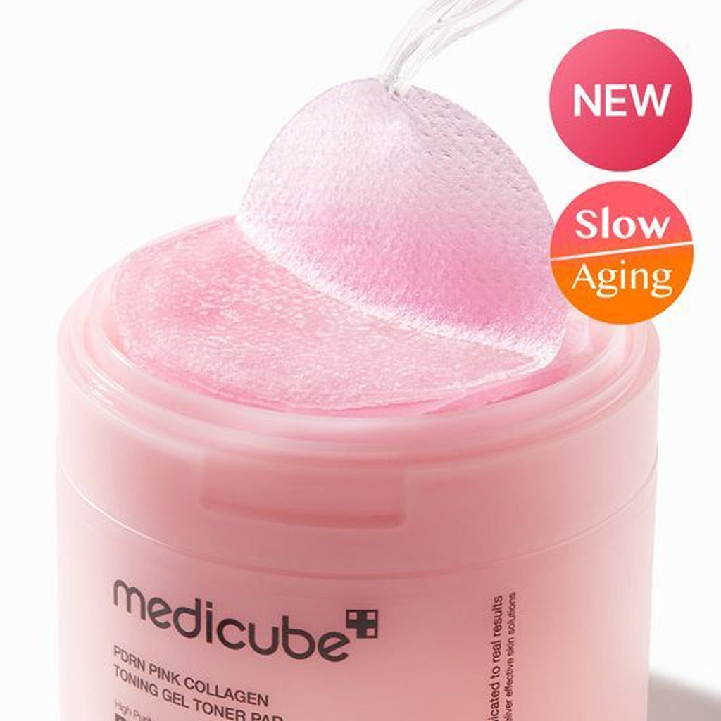 MEDICUBE PDRN Pink Collagen Toning Gel Toner Pad 120mL 70 Sheets