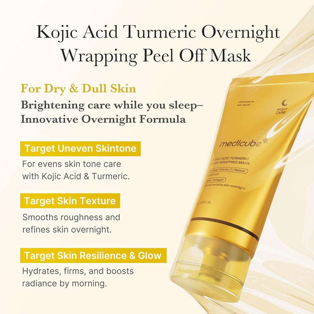 Medicube Kojic Acid Turmeric Night Wrapping Mask 75ml